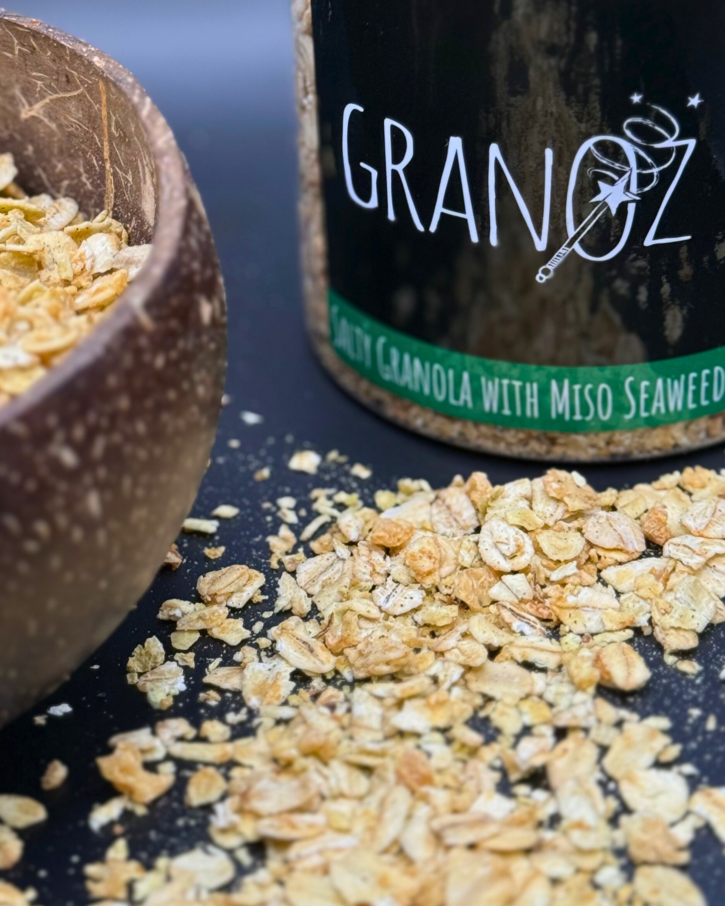 Salty Granola With Miso Seaweed