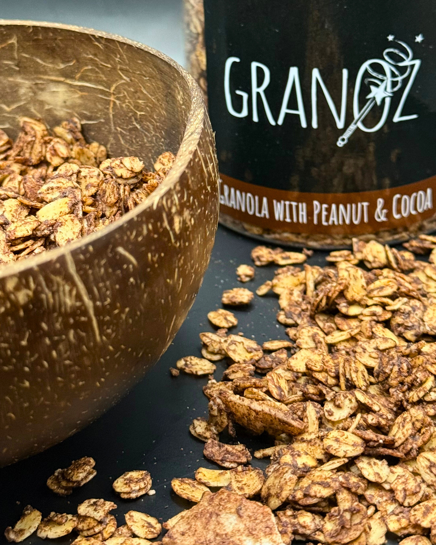 Granola with Peanut and Cacao