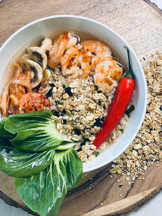 Salty Granola With Miso Seaweed