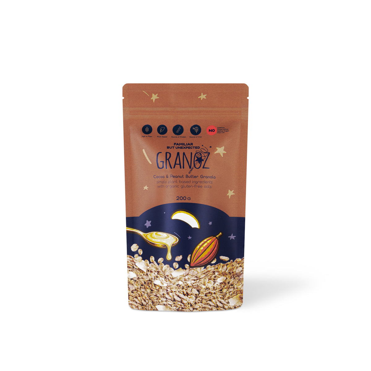 Granola with Peanut and Cacao